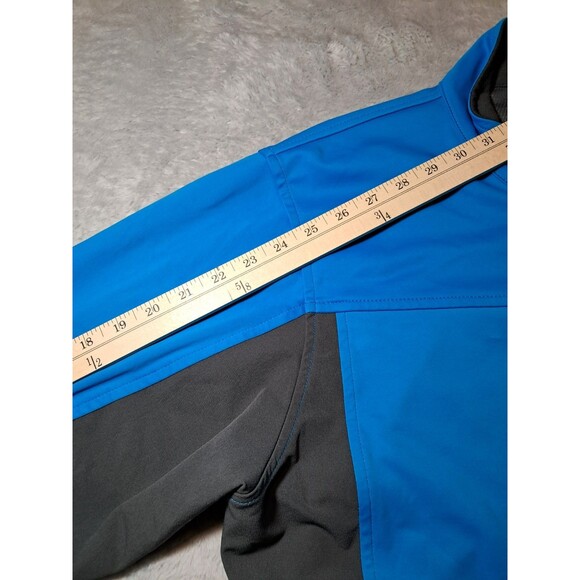 North Face F13 Men’s Jacket Blue Black Full Zip Outdoors Size Large - Picture 9 of 11